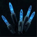 Omg M5 LED Light Strands Blue Full Wave Poly Bagged OM120113